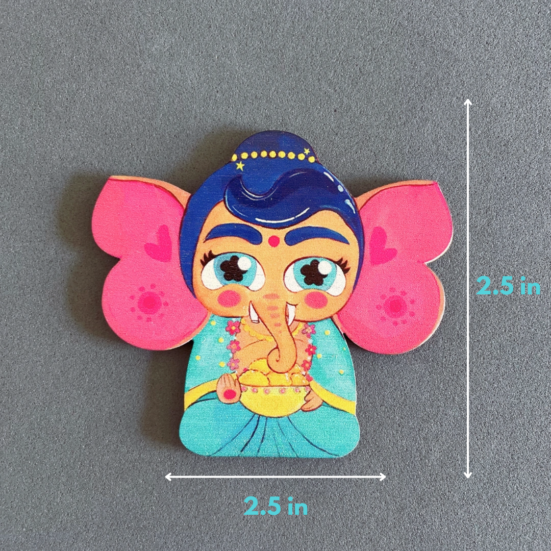 Ganesha- Birchwood Fridge Magnet