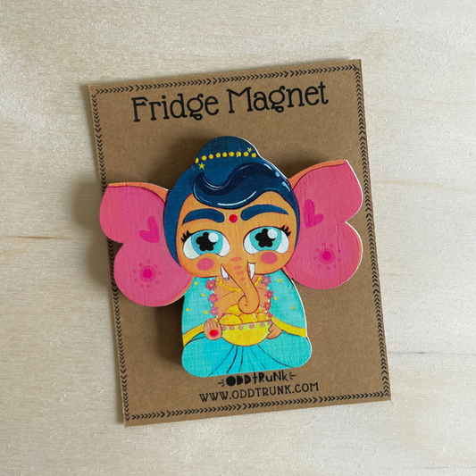 Ganesha- Birchwood Fridge Magnet