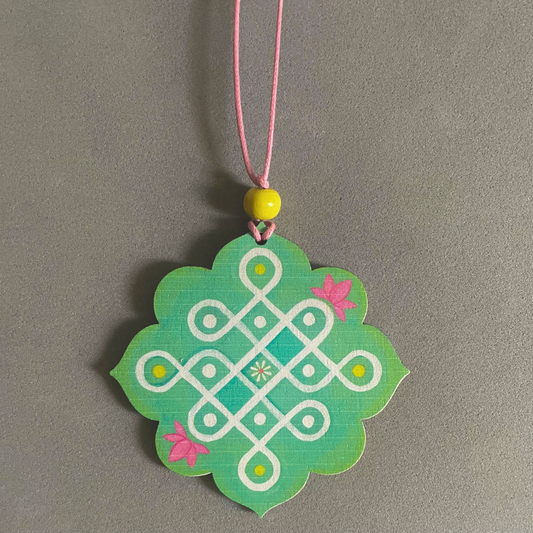 Kolam- Car Charm