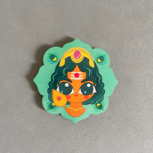 Lord Muruga | Kartikeya- Birchwood Fridge Magnet